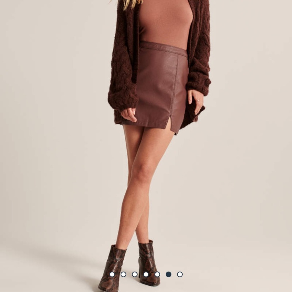 Vegan Leather skirt